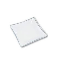 Plato de pan cuadrado